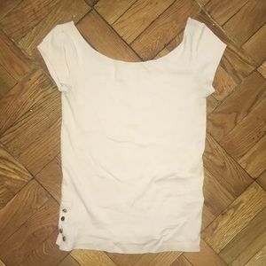 Ann Taylor boat neck tee